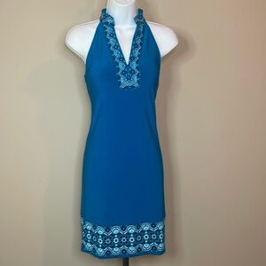 WHBM blue dress